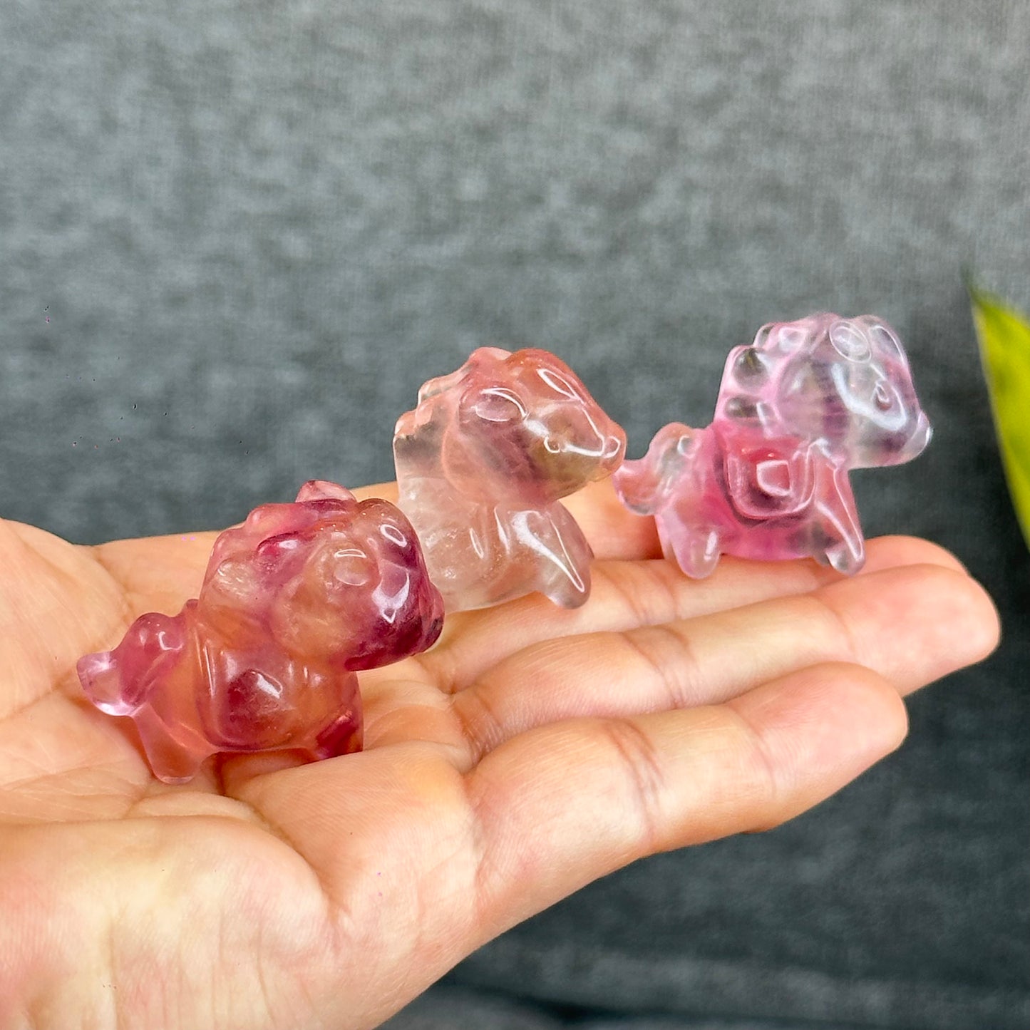 Natural Fluorite Horse Figurine