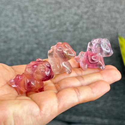 Natural Fluorite Horse Figurine