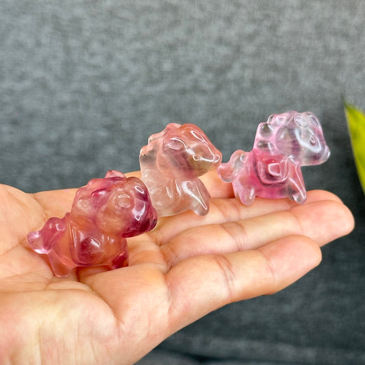Natural Fluorite Horse Figurine