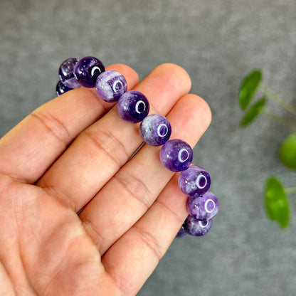 Natural Dream Amethyst Bracelet Size 12 mm
