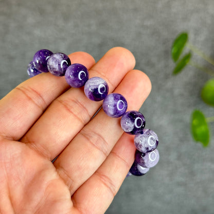 Natural Dream Amethyst Bracelet Size 12 mm