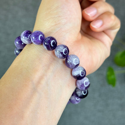 Natural Dream Amethyst Bracelet Size 12 mm