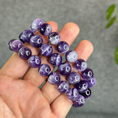 Natural Dream Amethyst Bracelet Size 12 mm