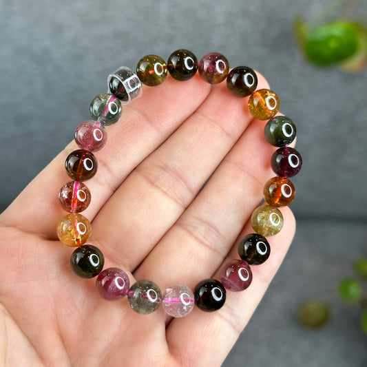 Natural Tourmaline Bracelet Size 8.8-9 mm