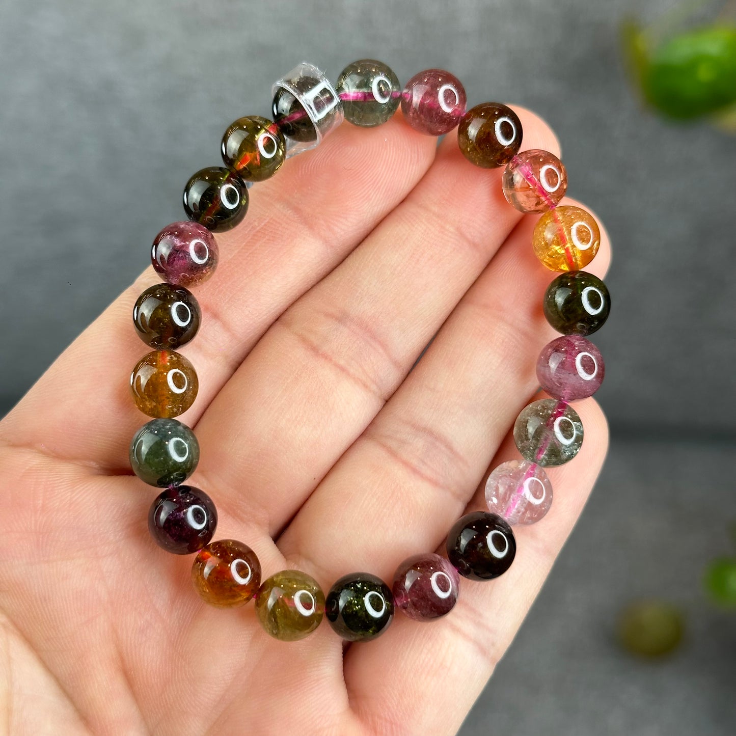 Natural Tourmaline Bracelet Size 8.8-9 mm