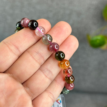 Natural Tourmaline Bracelet Size 8.8-9 mm