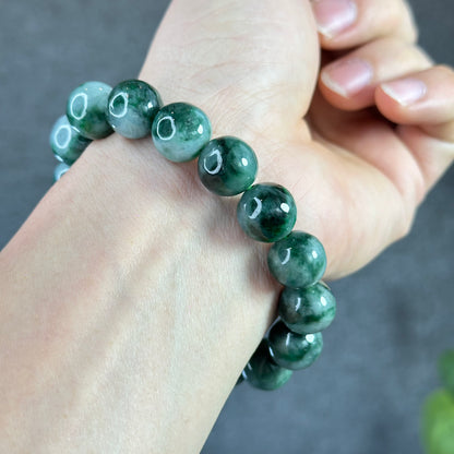 Moss Green Natural Son Thuy Bracelet Size 12.5 mm