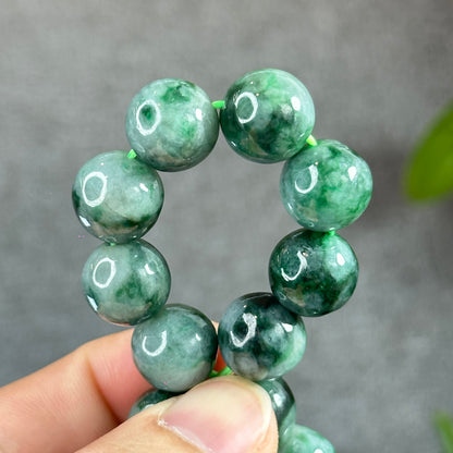 Moss Green Natural Son Thuy Bracelet Size 12.5 mm