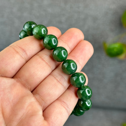 Natural Nephrite Jade Bracelet size 11.5-11.8 mm