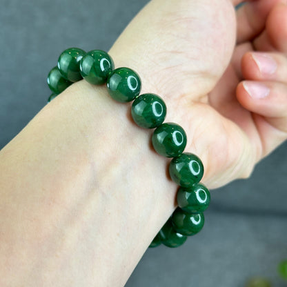 Natural Nephrite Jade Bracelet size 11.5-11.8 mm