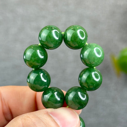 Natural Nephrite Jade Bracelet size 11.5-11.8 mm