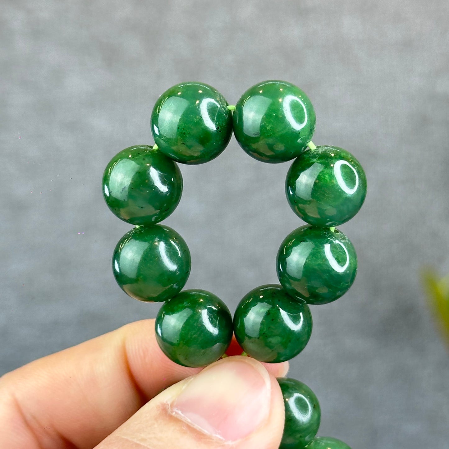 Natural Nephrite Jade Bracelet size 11.5-11.8 mm