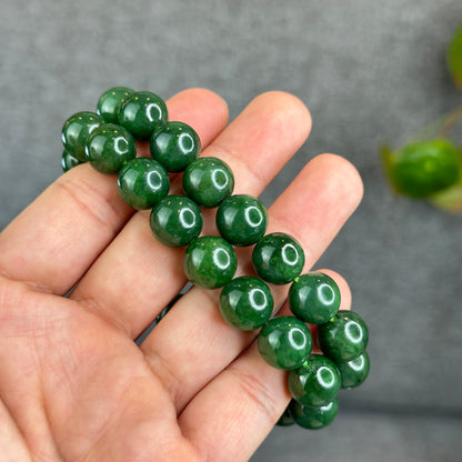 Natural Nephrite Jade Bracelet size 11.5-11.8 mm