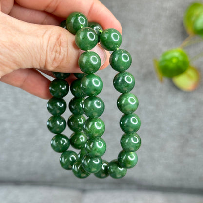 Natural Nephrite Jade Bracelet size 11.5-11.8 mm