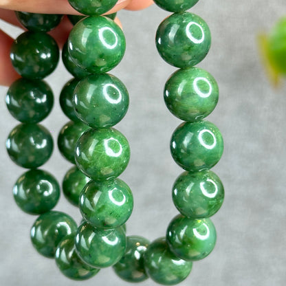 Natural Nephrite Jade Bracelet size 11.5-11.8 mm