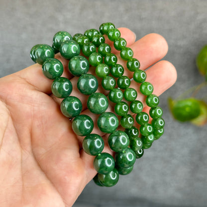 Natural Nephrite Jade Bracelet size 11.5-11.8 mm