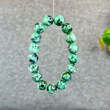 Natural Apple Green Son Thuy Jadeite Jade Bracelet Size 12.5-13 mm
