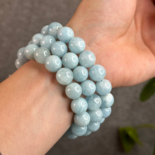 Aquamarine Bracelet Size 11-11.5 mm
