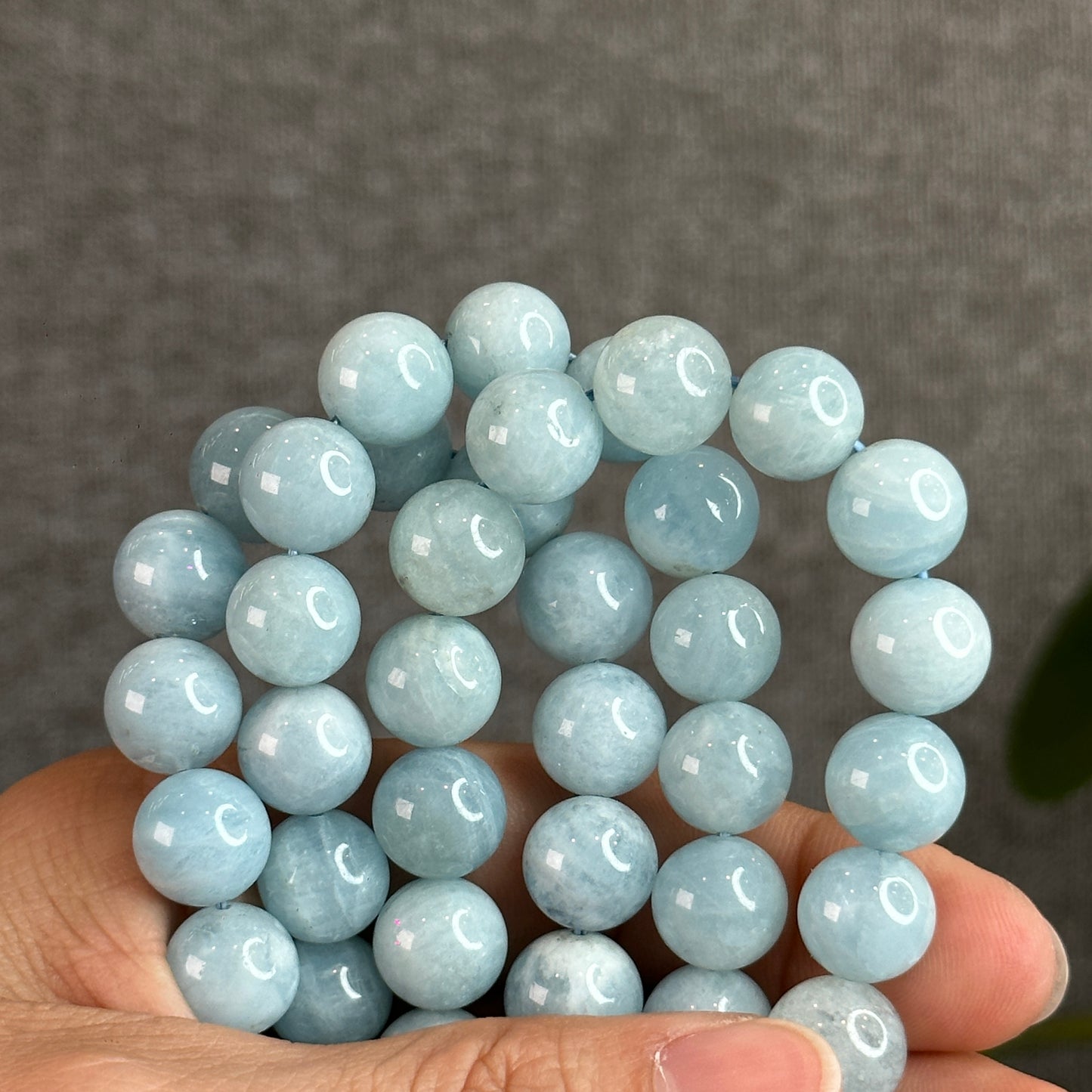 Aquamarine Bracelet Size 11-11.5 mm