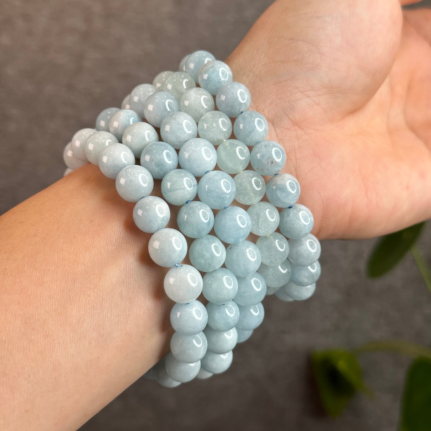 Aquamarine Bracelet Size 9-9.5 mm