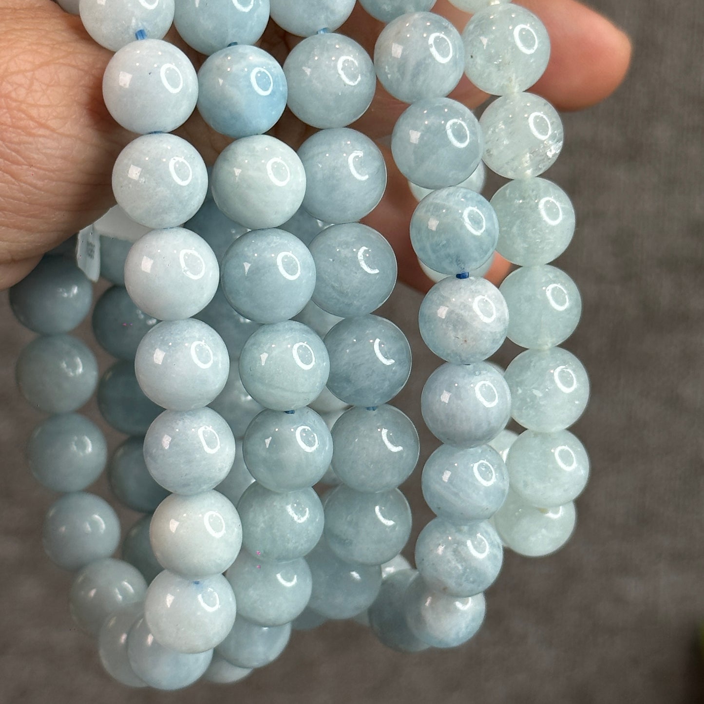 Aquamarine Bracelet Size 9-9.5 mm