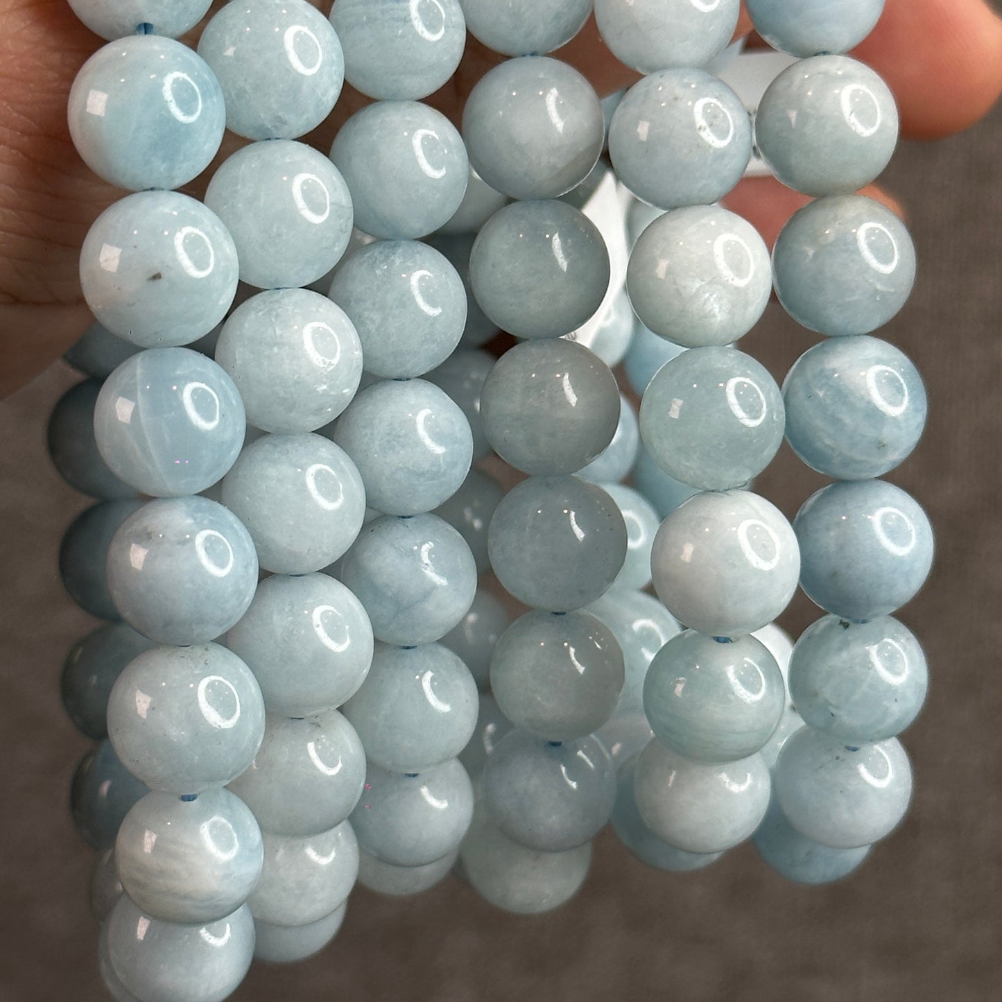 Aquamarine Bracelet Size 10-10.5 mm