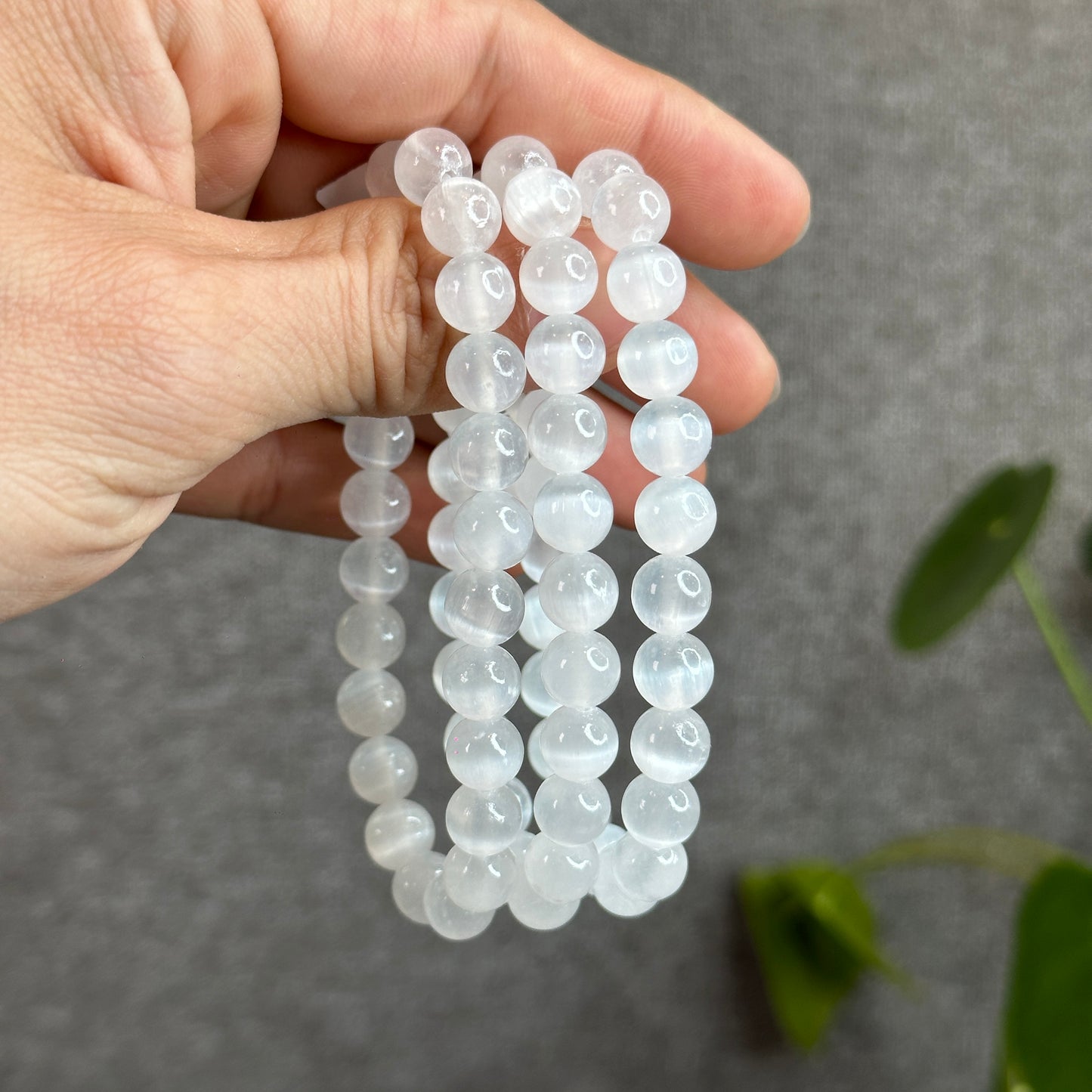 Selenite Bracelet Size 8.2 mm