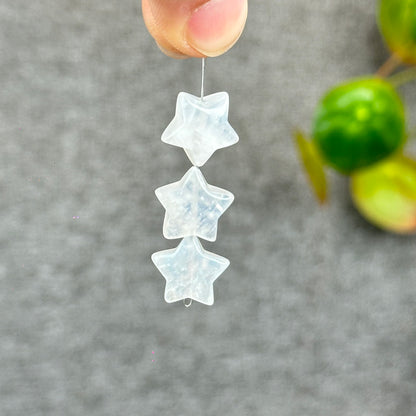Natural Moonstone Star Charm