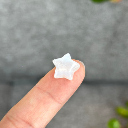 Natural Moonstone Star Charm