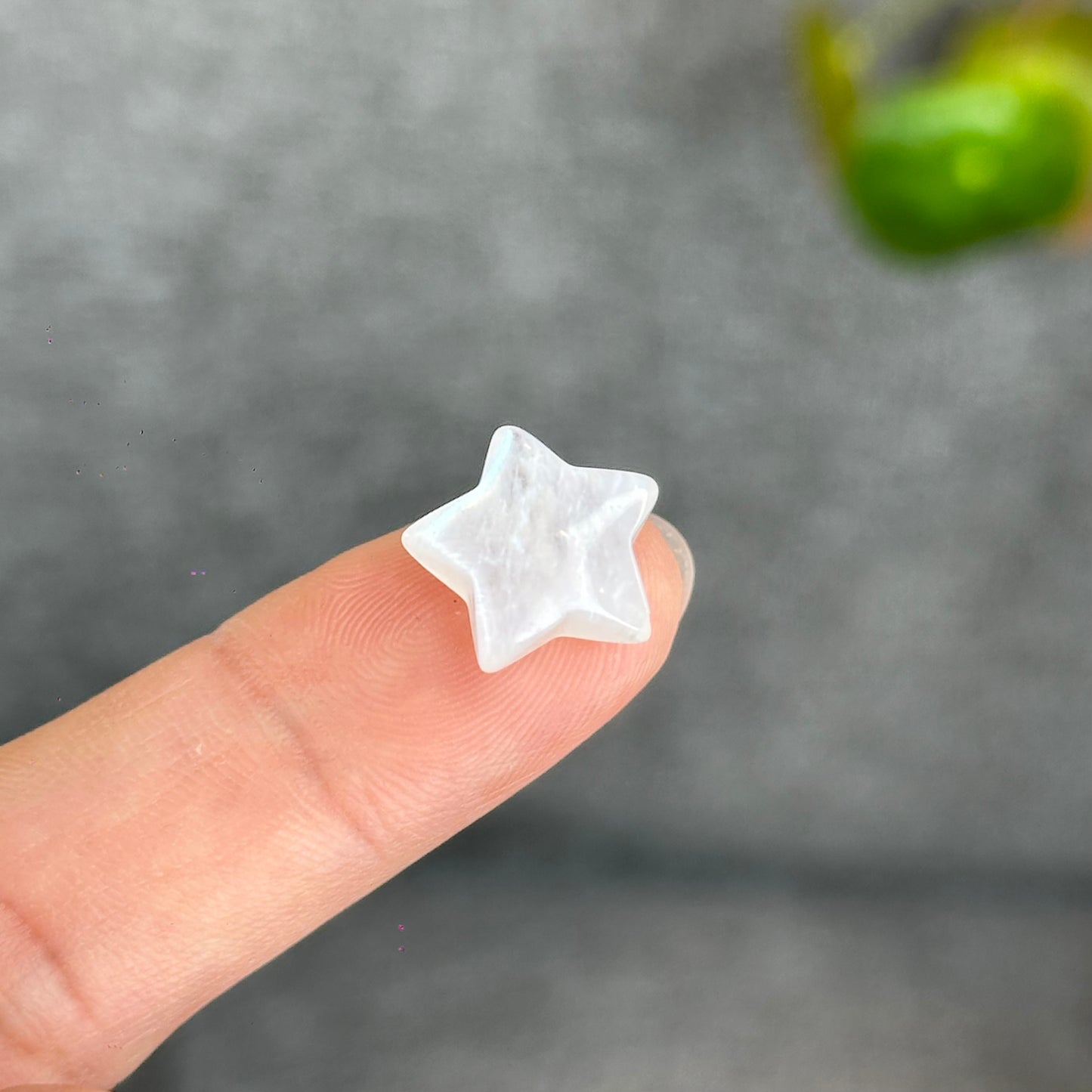 Natural Moonstone Star Charm