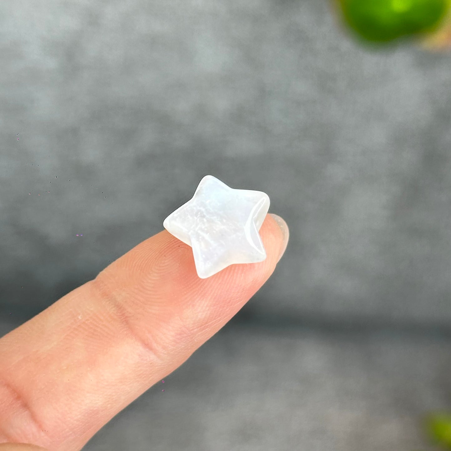 Natural Moonstone Star Charm