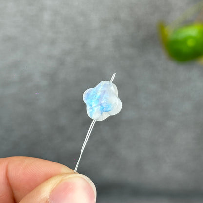 Natural Moonstone Four Point Charm