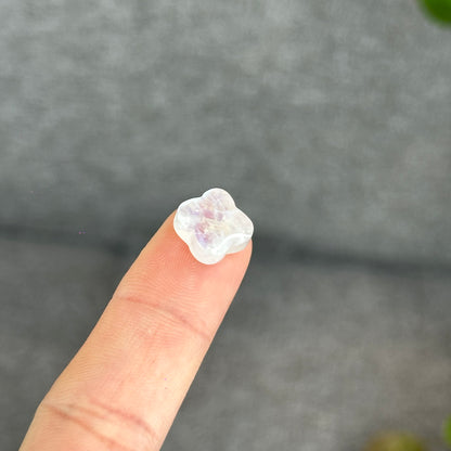 Natural Moonstone Four Point Charm