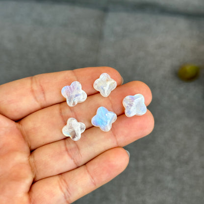 Natural Moonstone Four Point Charm