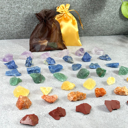 7 Chakra Stone Pouch