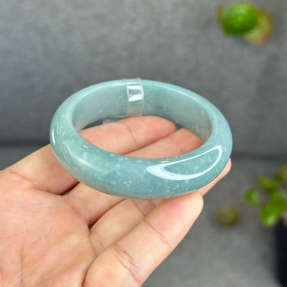 Bracelet Jadeite Jade Style Feuille Taille 53 mm