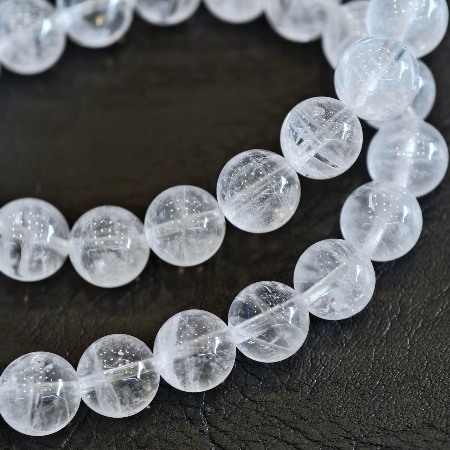 Natural Clear Quartz Bracelet Size 8 mm