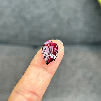 Natural Purple Garnet Charm