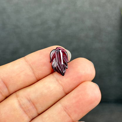 Natural Purple Garnet Charm