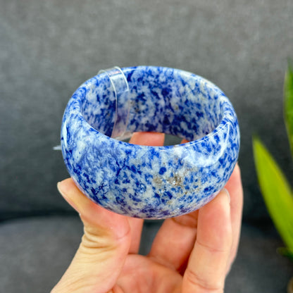 Natural Lapis Lazuli Bangle Size 55 mm
