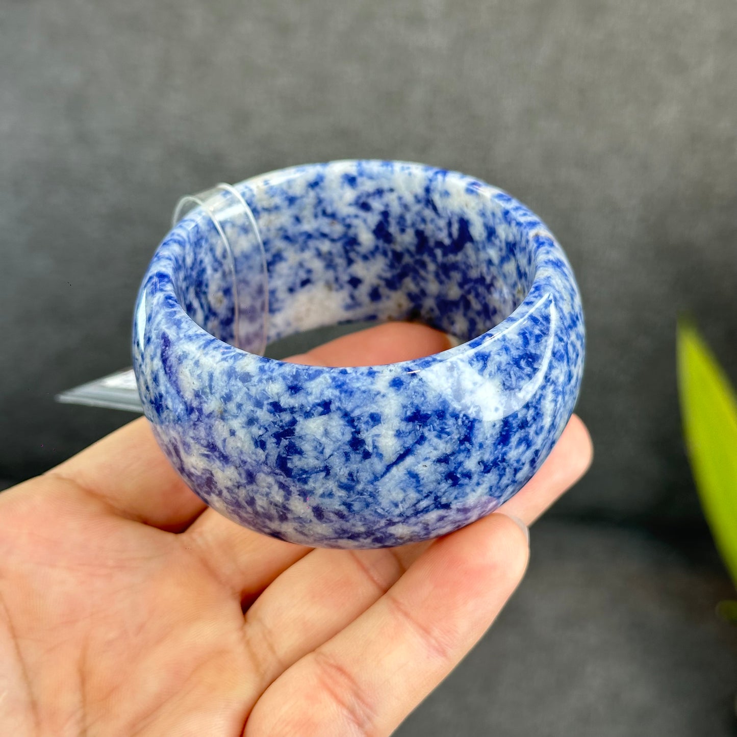 Natural Lapis Lazuli Bangle Size 55 mm