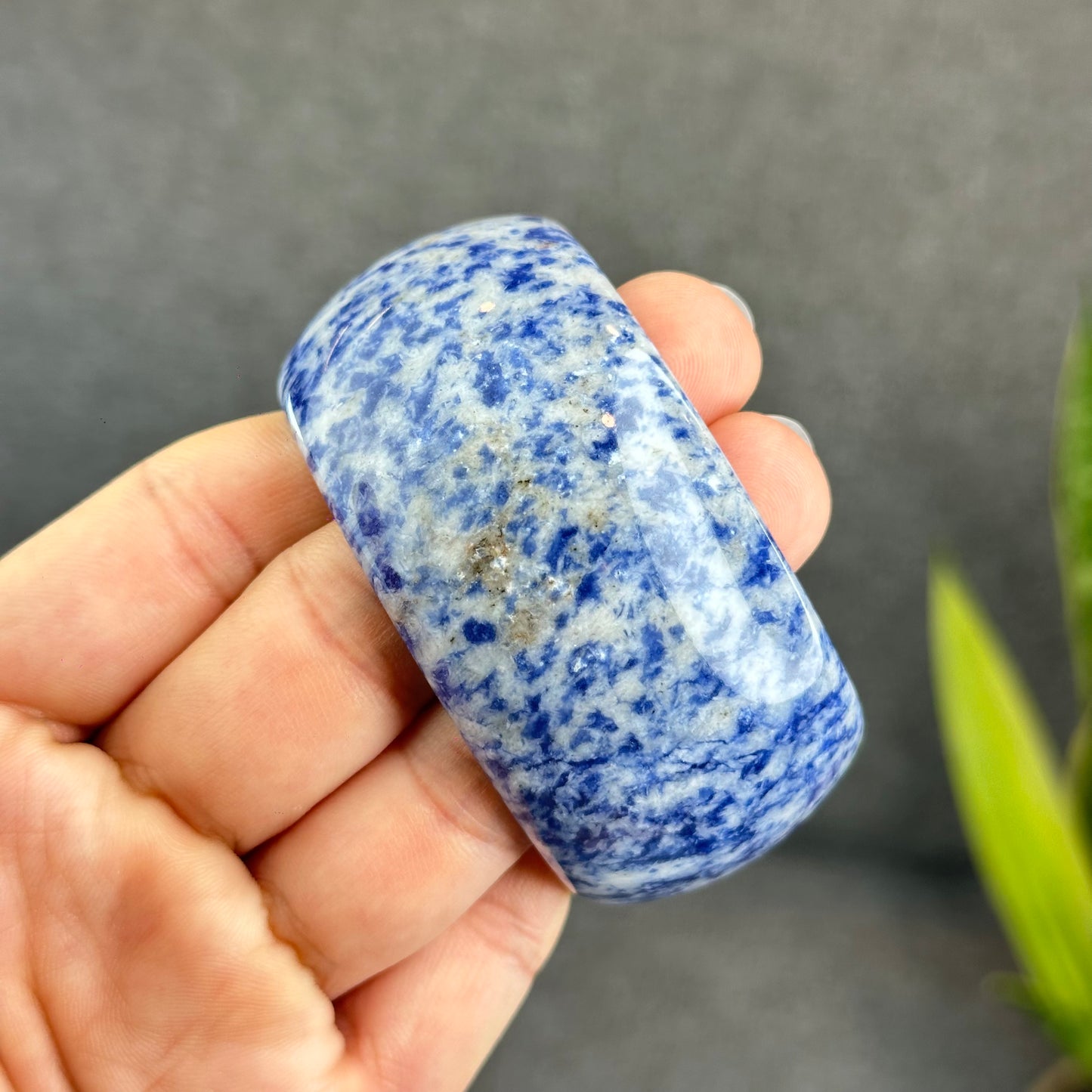 Natural Lapis Lazuli Bangle Size 55 mm