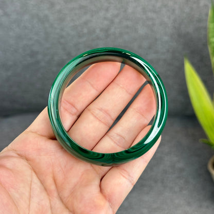 Bracelet Malachite Style Feuille Taille 58,7 mm