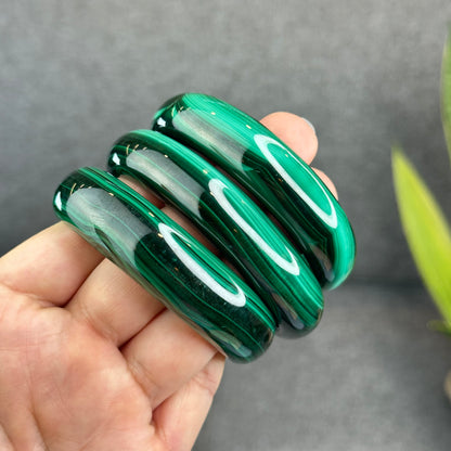 Bracelet Malachite Style Feuille Taille 58,7 mm