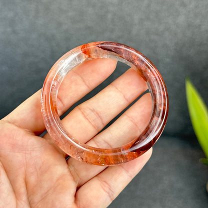 Natural Fire Quartz Bangle Size 53 mm