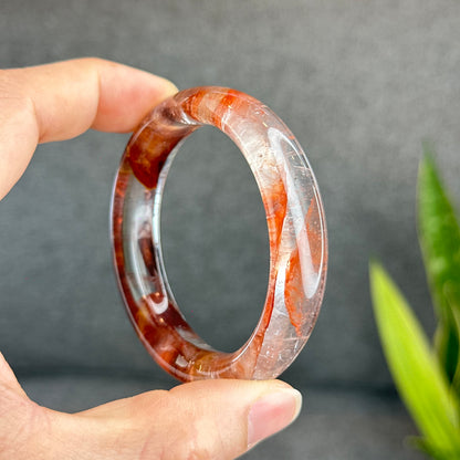 Natural Fire Quartz Bangle Size 53 mm