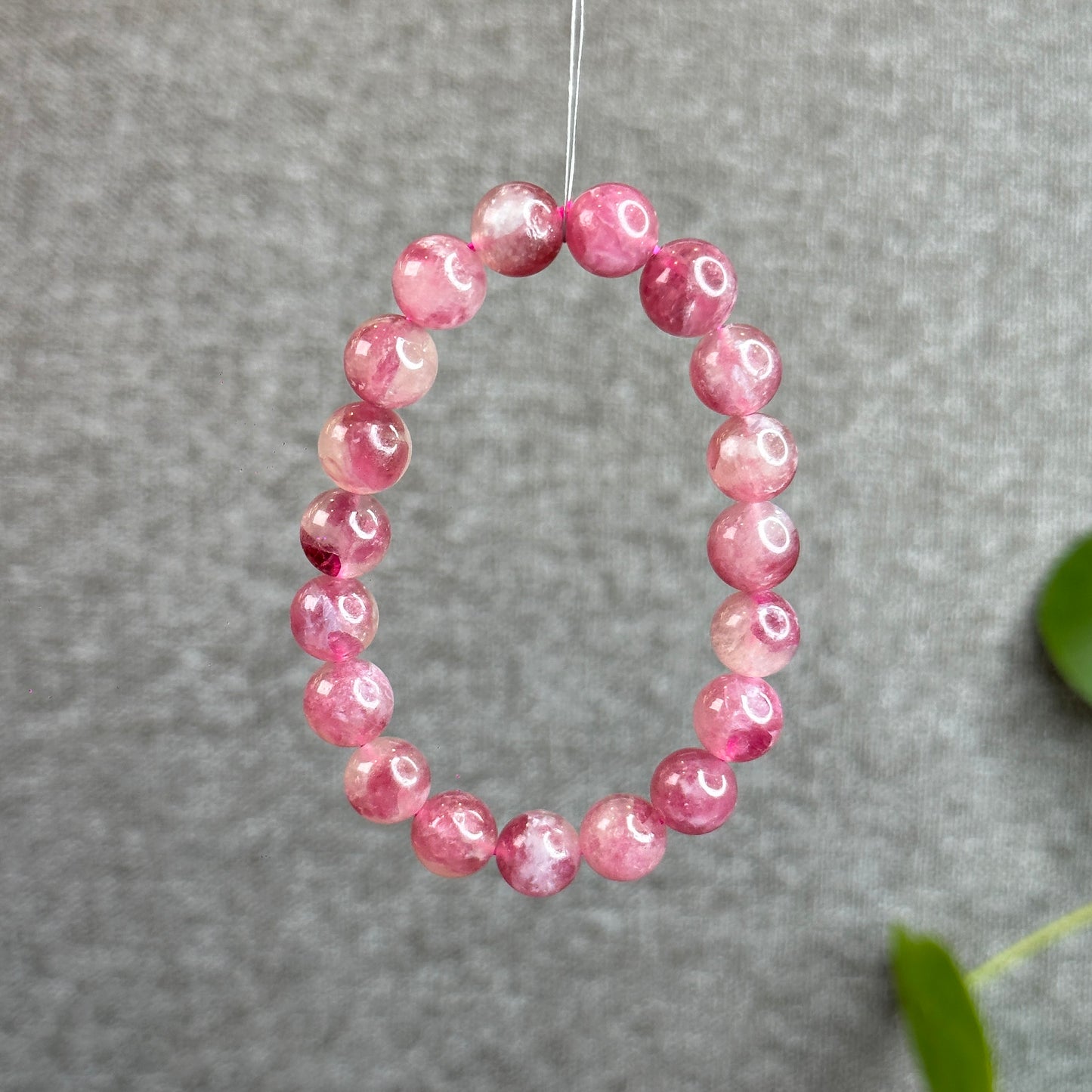 Light Pink Tourmaline Bracelet Size 10 mm