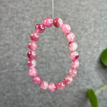 Light Pink Tourmaline Bracelet Size 10 mm