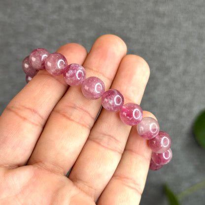 Light Pink Tourmaline Bracelet Size 10 mm