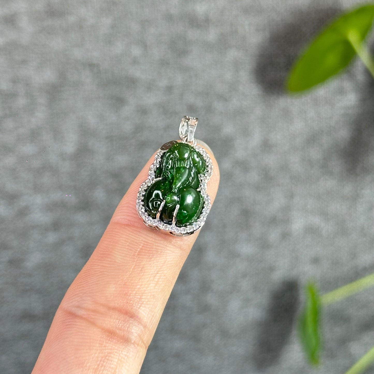 Pixiu Natural Nephrite Jade Pendant